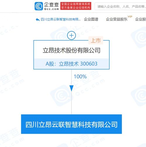 立昂技術(shù)成立云聯(lián)智慧科技公司，注冊(cè)資本1億元布局信息系統(tǒng)集成服務(wù)